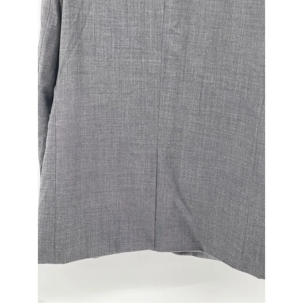 Cricketeer Suit Jacket Sport Coat Blazer Men‎ Size 50R Gray Wool